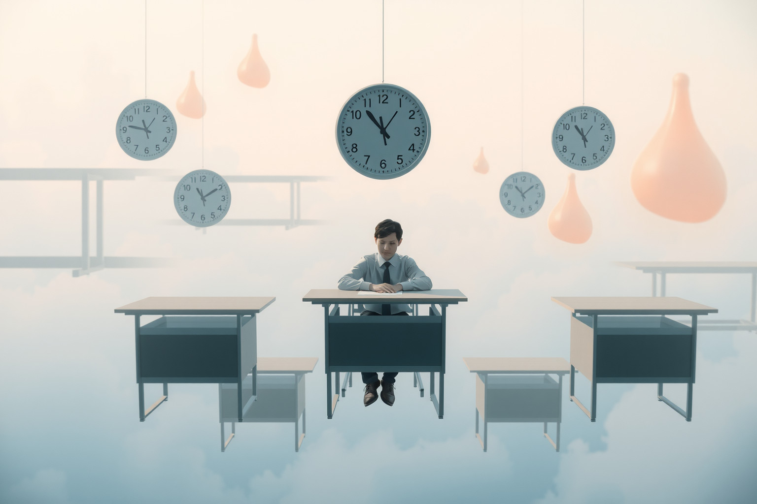 Sognare noia in classe riflette insoddisfazione e desiderio di cambiamento.