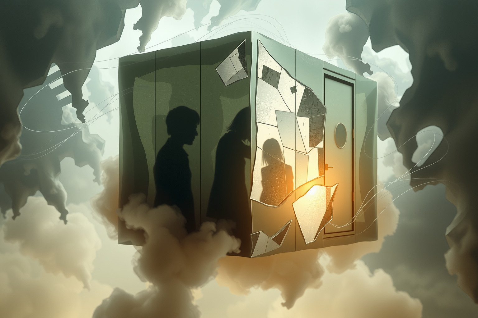 Sognare di spiare in dependance riflette ansia e segreti nascosti.