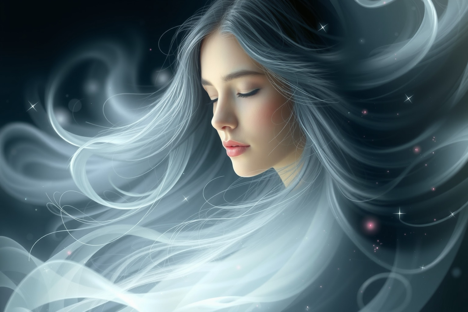 Sognare capelli grigi simboleggia saggezza e nuovi inizi interiori.