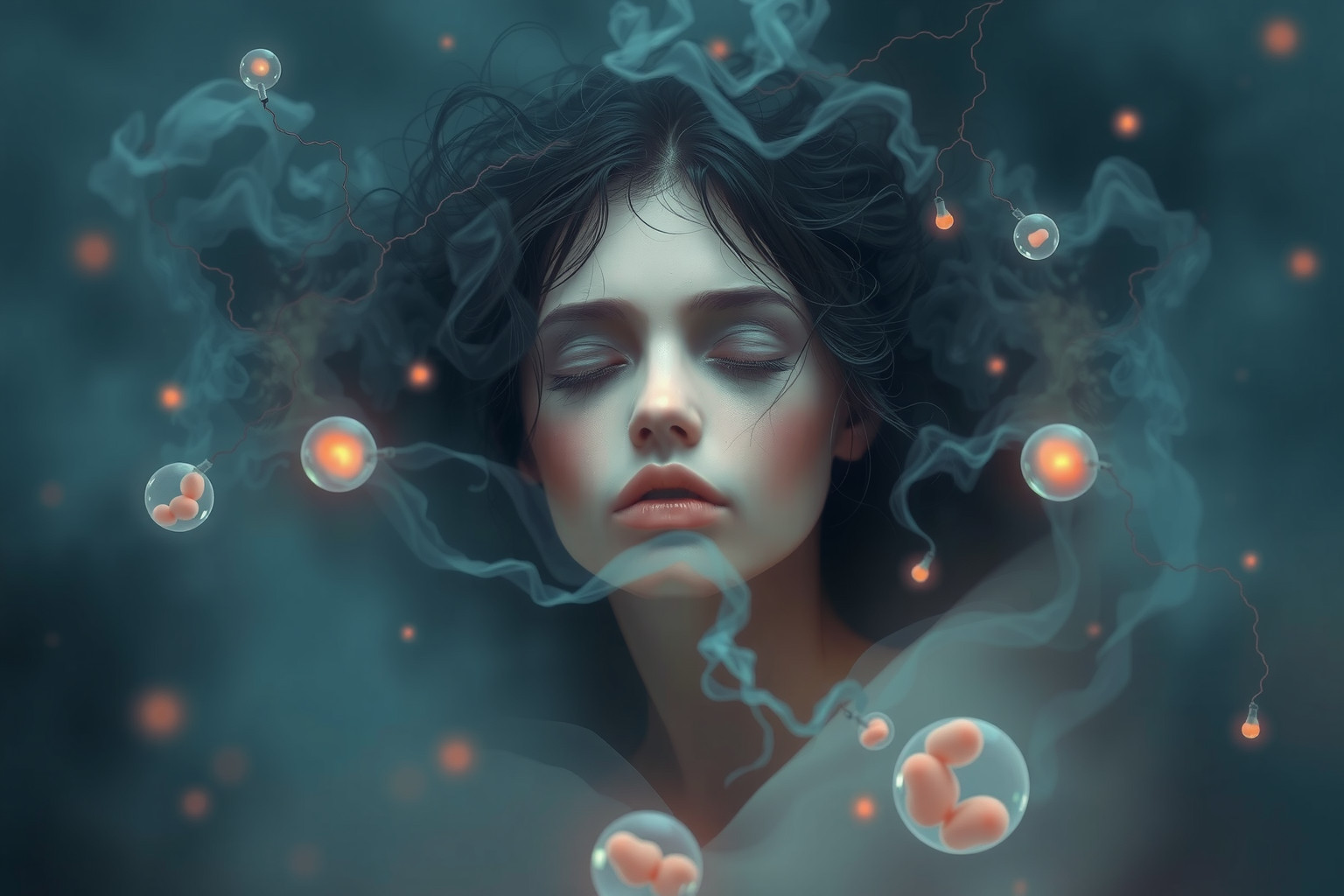 Sognare malattie future riflette paure inconsce di cambiamenti imminenti.