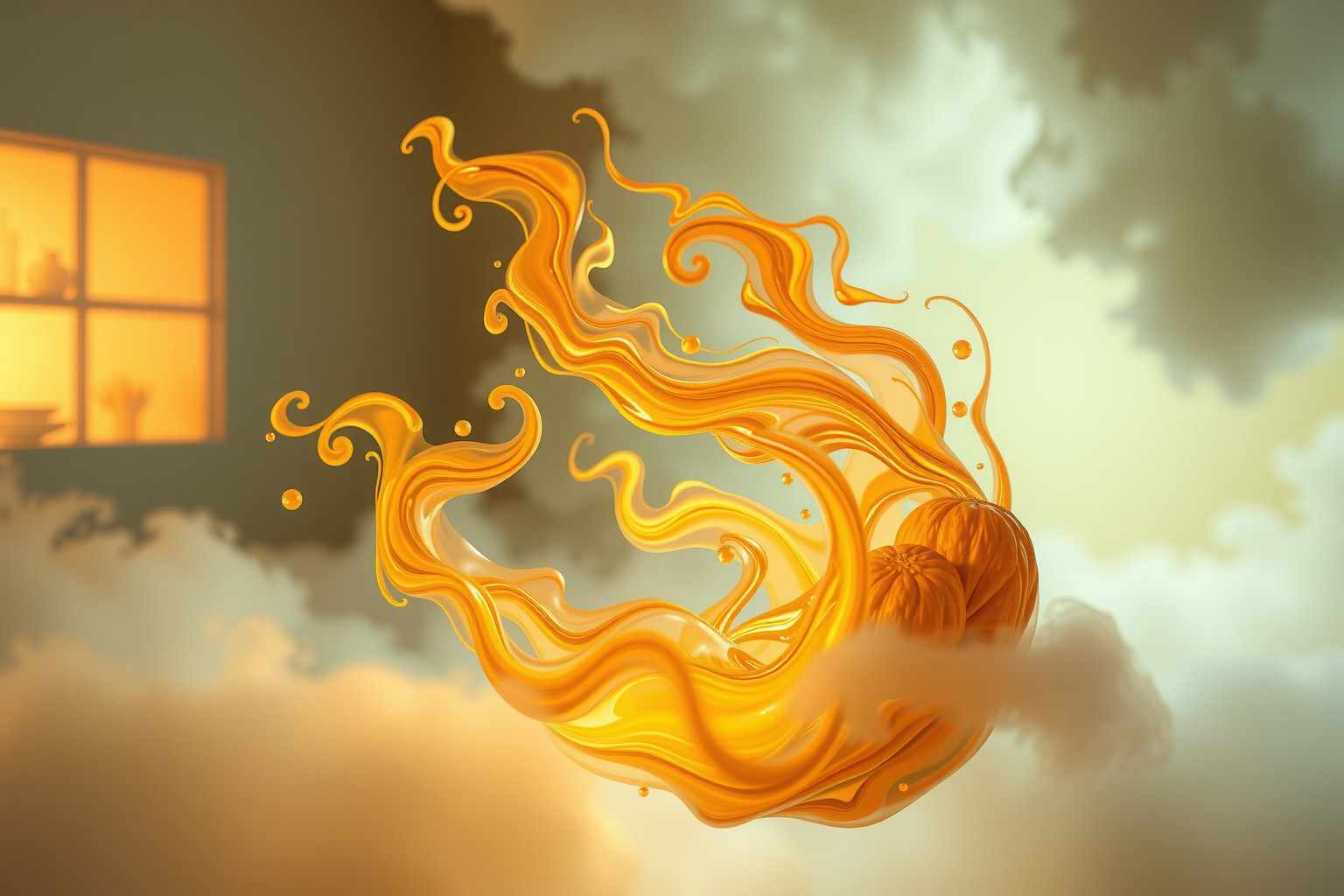 Sognare noci in cucina simboleggia creatività e trasformazione interiore.