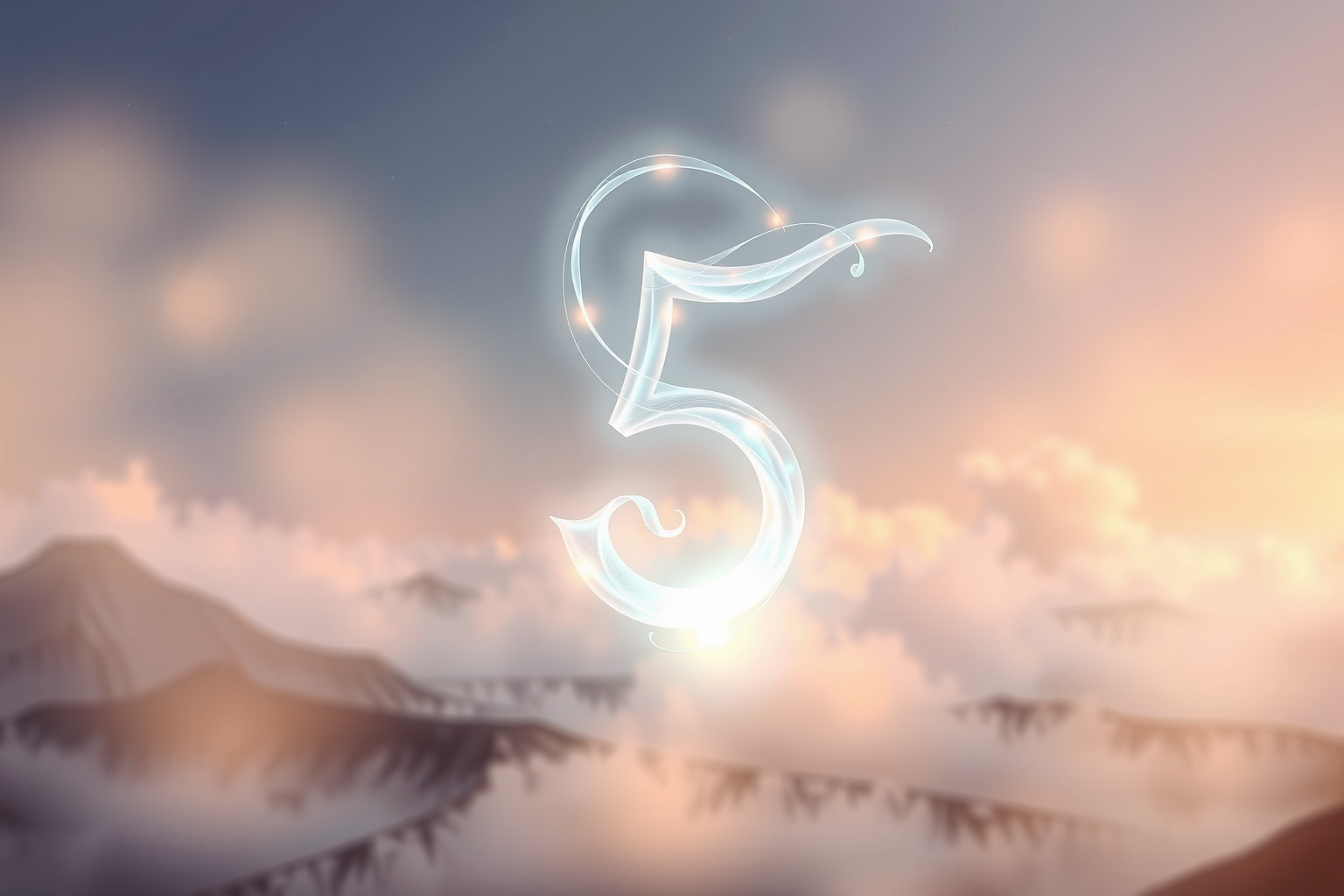 Sognare il numero 5 indica equilibrio e cambiamenti imminenti.