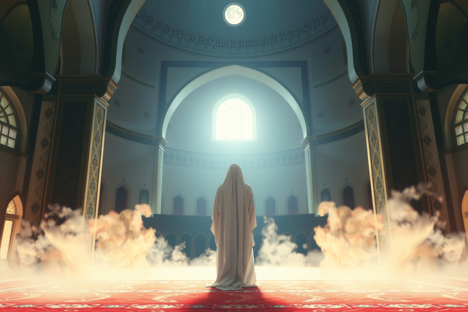 Sognare l'imam riflette guida spirituale e ricerca di saggezza interiore.