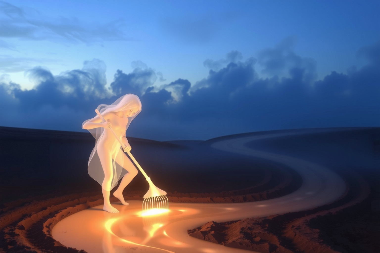 Sognare qualcuno zappare simboleggia fatica e crescita personale imminente.