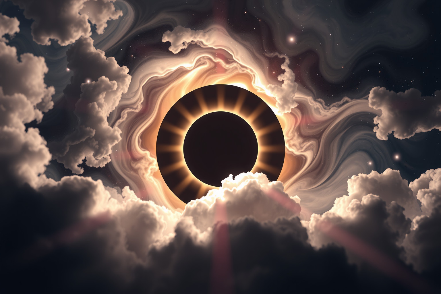 Sognare un'eclissi simboleggia trasformazioni interiori profonde e misteriose.