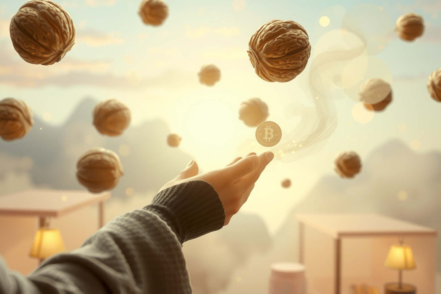 Sognare di vendere noci suggerisce nuove opportunità commerciali prosperose.