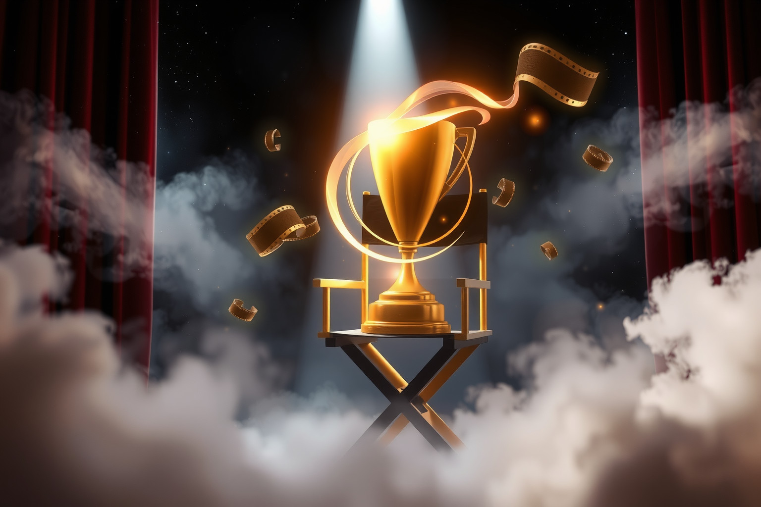 Sognare premi da regista simboleggia successo e riconoscimento personale.