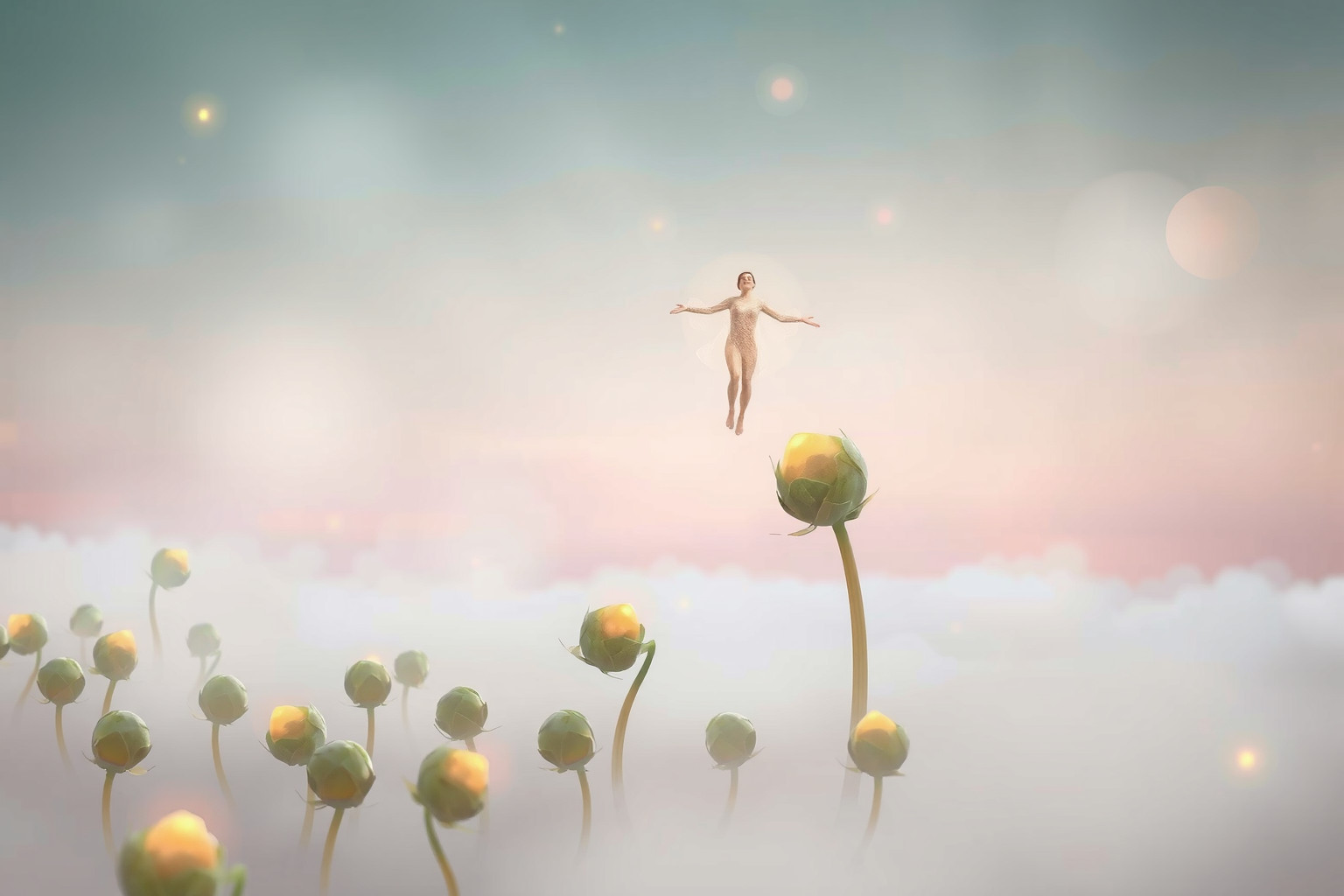 Sognare di volare con cavoletti simboleggia libertà e crescita personale.