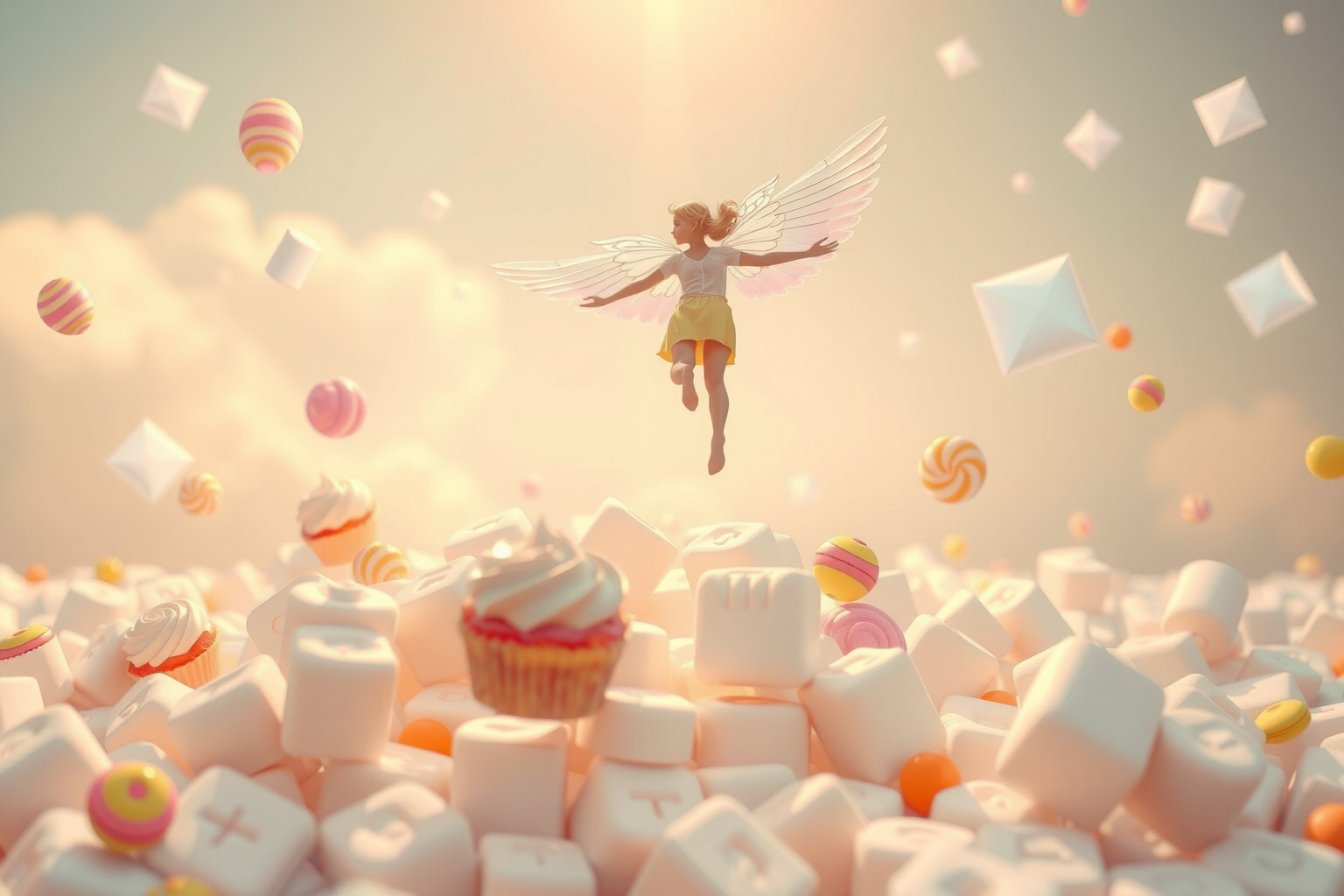 Sognare dolci vola simboleggia libertà e dolcezza interiore.