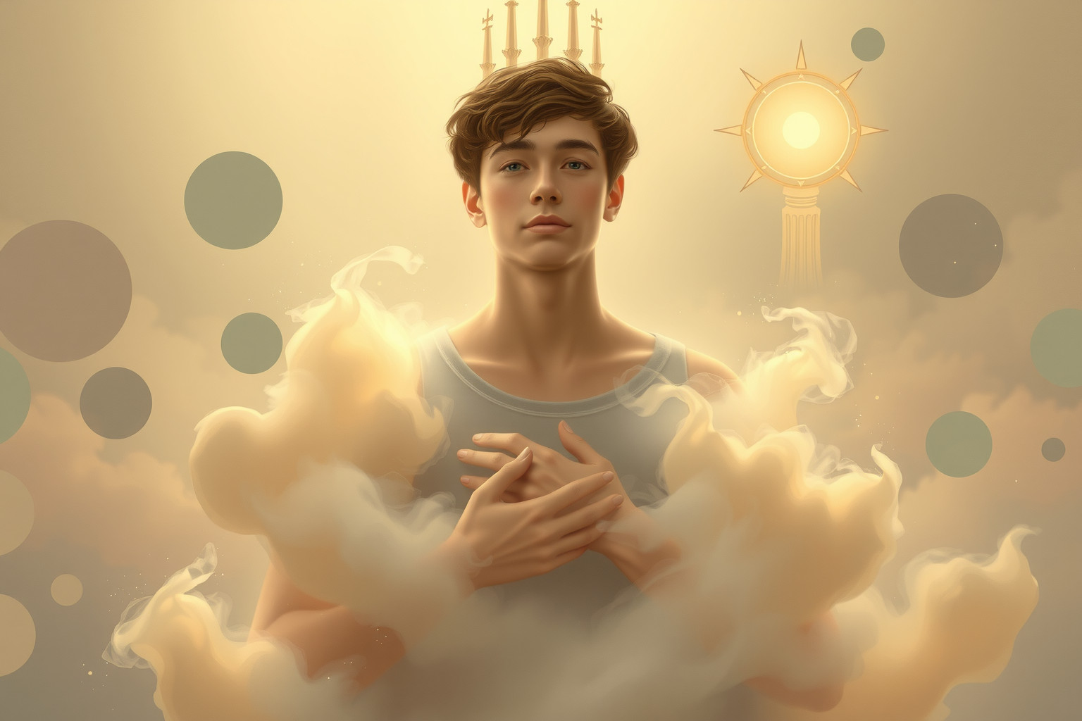 Sognare il fratellastro anziano indica saggezza e protezione familiare.