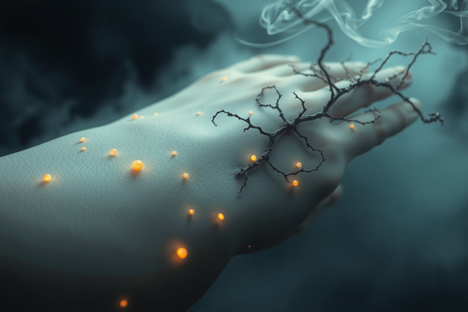 Sognare scabbia non guarita simboleggia problemi irrisolti e frustrazione.