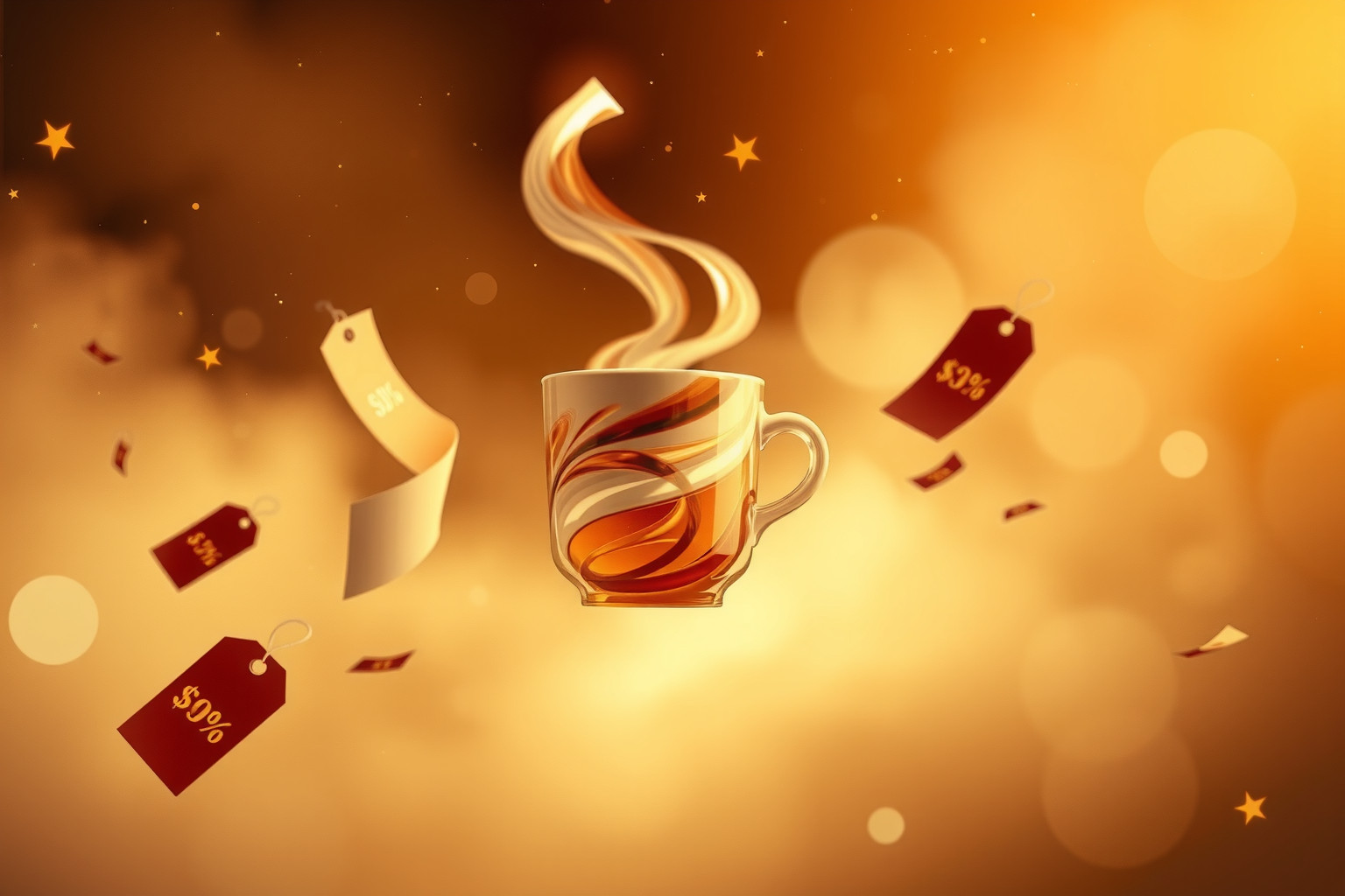 Sognare l’aumento del caffè riflette ansie economiche quotidiane.