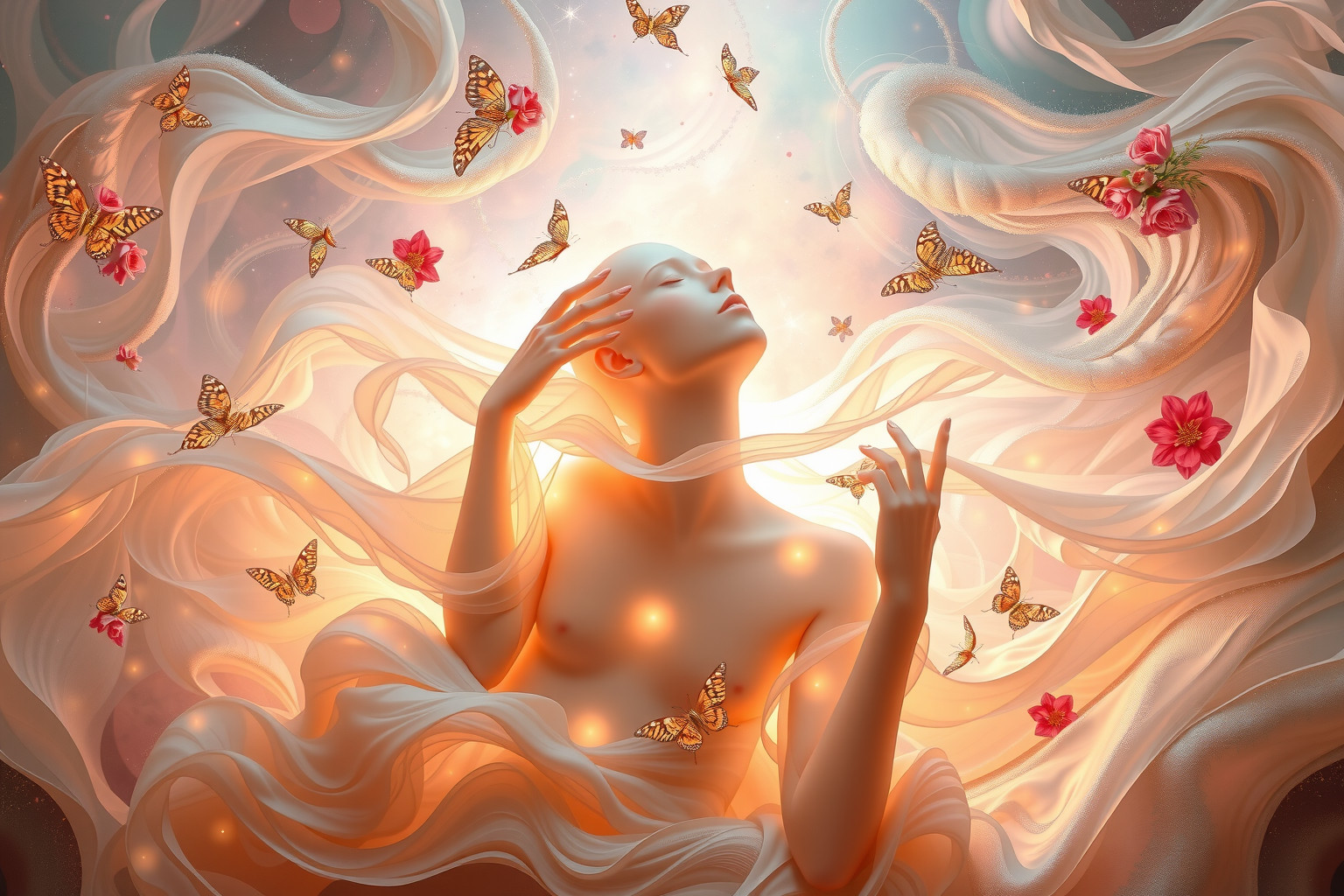 Sognare l'estetista che ti trasforma simboleggia rinascita e cambiamento interiore.