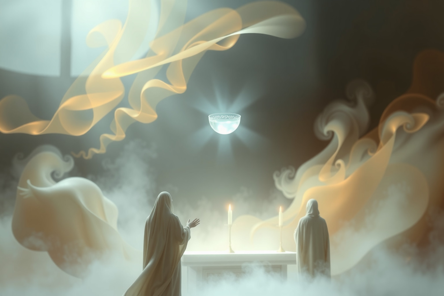 Sognare l'Eucaristia fuori dalla Messa riflette ricerca spirituale personale.