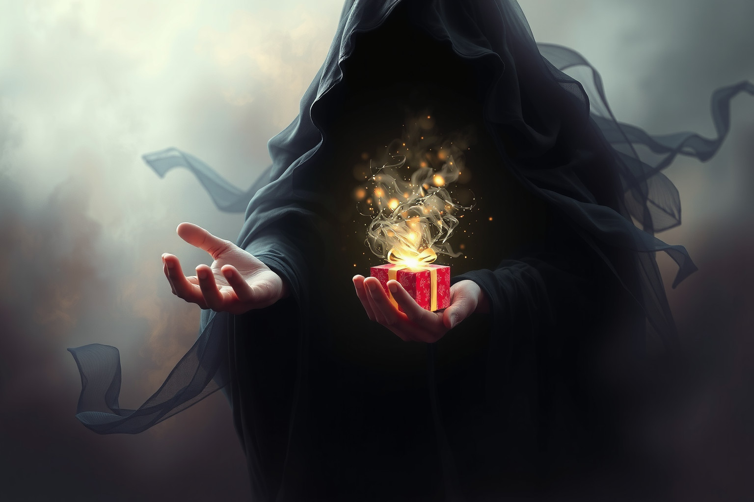 Sognare l’uomo nero che regala simboleggia nuove opportunità nascoste.