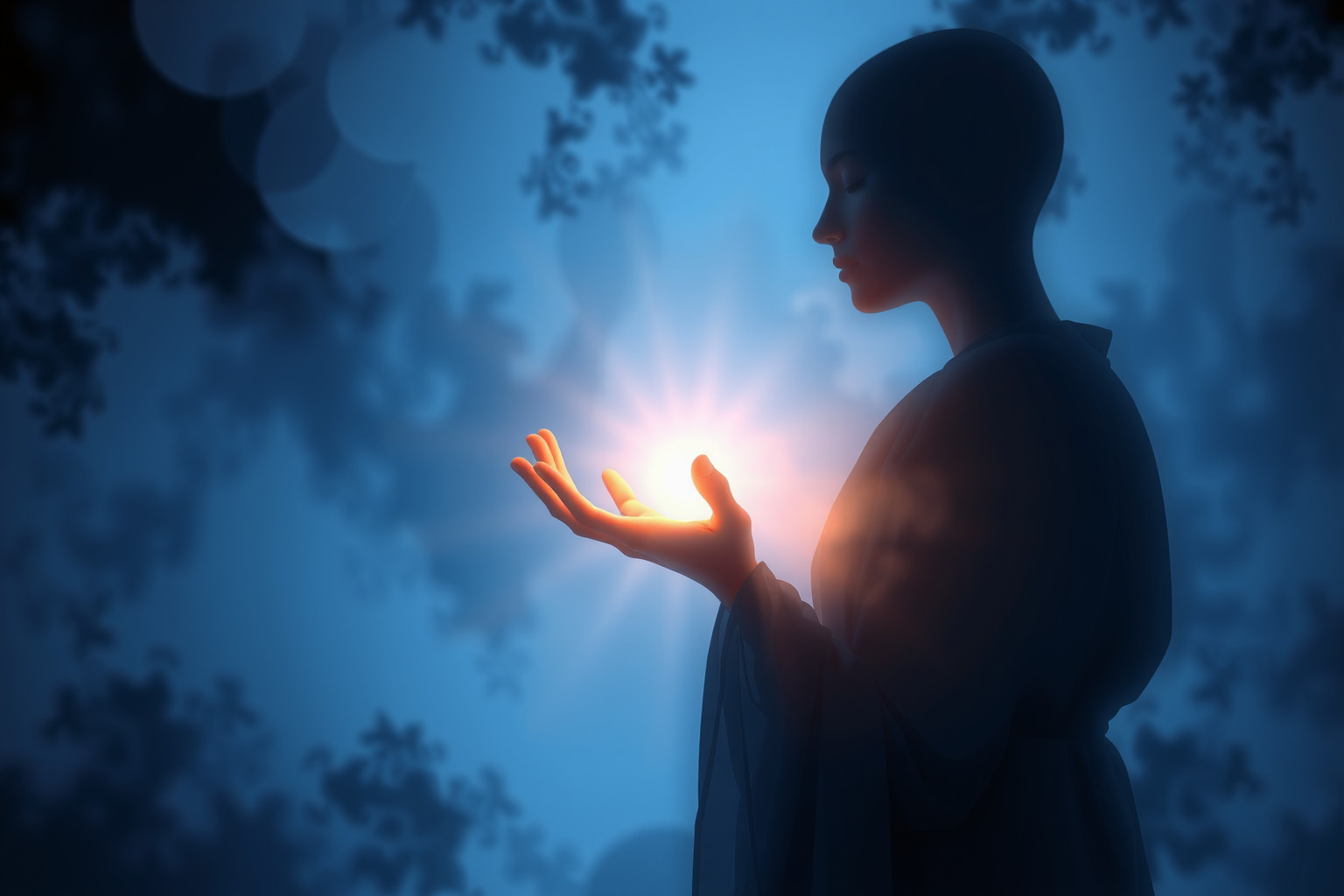 Sognare l'uomo nero che perdona simboleggia pace interiore ritrovata.