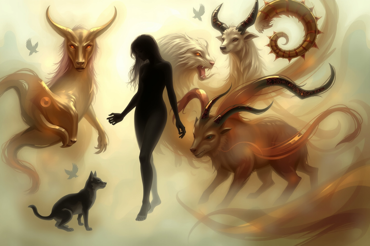 Sognare metamorfosi animalesche rivela istinti primari e trasformazioni interiori.