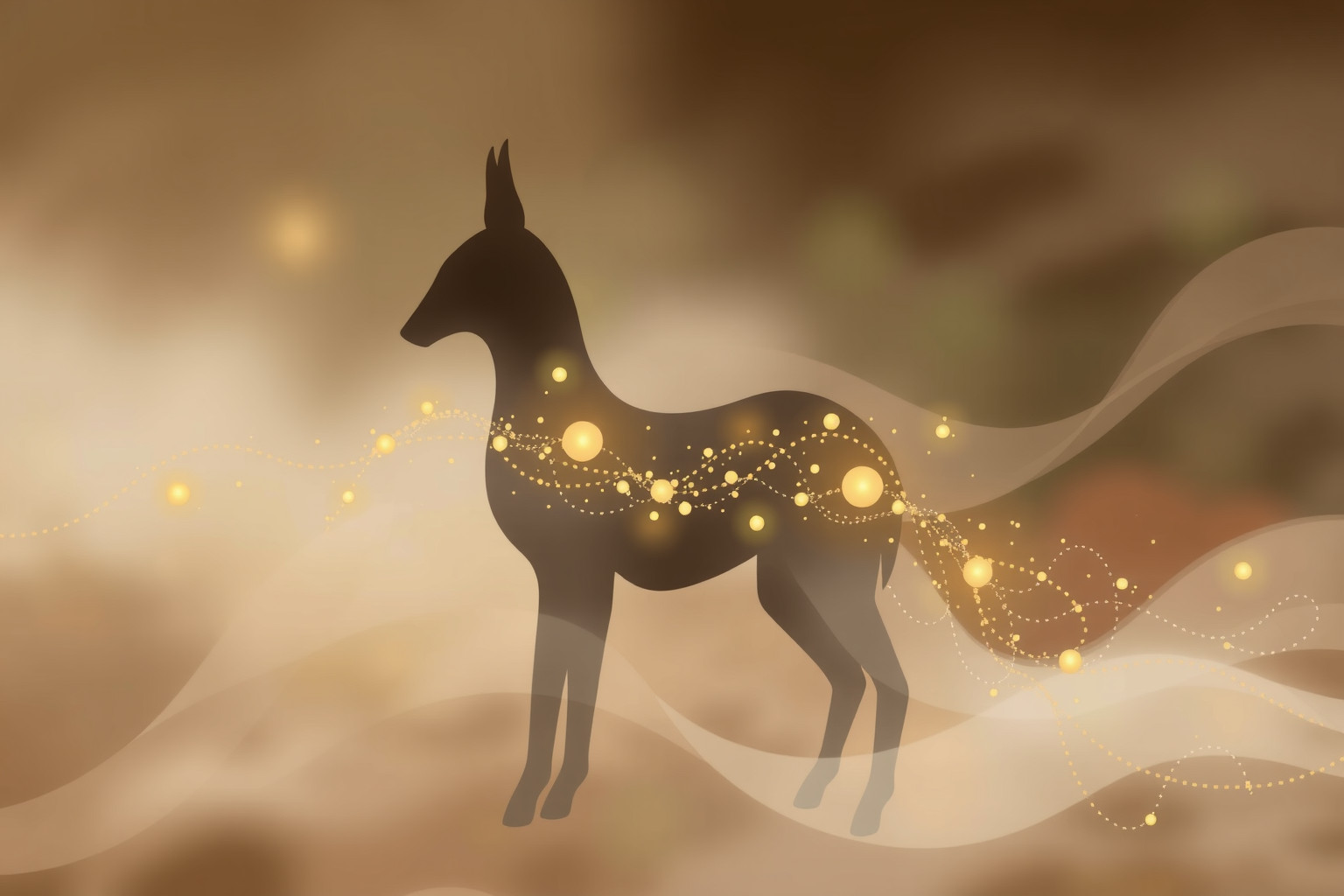 I puntini sugli animali nei sogni riflettono il nostro istinto profondo.