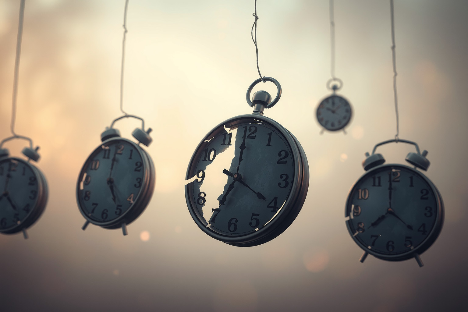 Sognare orologi fermi riflette il rimpianto per il tempo perduto.