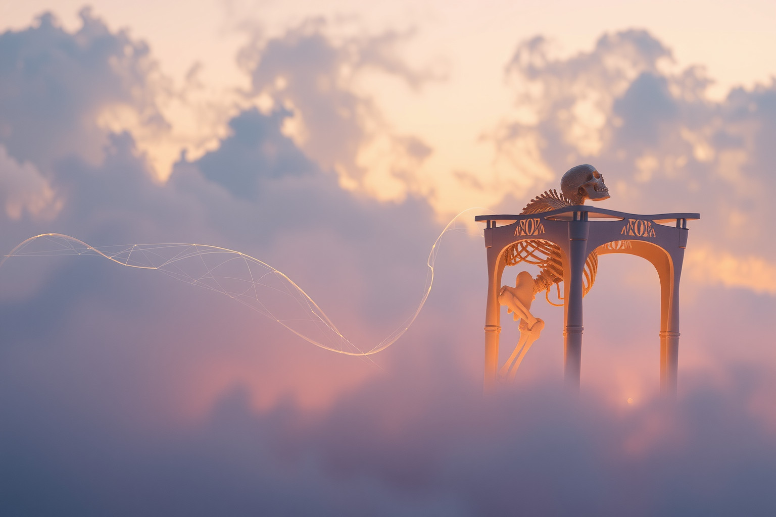 Sognare ossa simboleggia forza nascosta e fondamenta interiori solide.