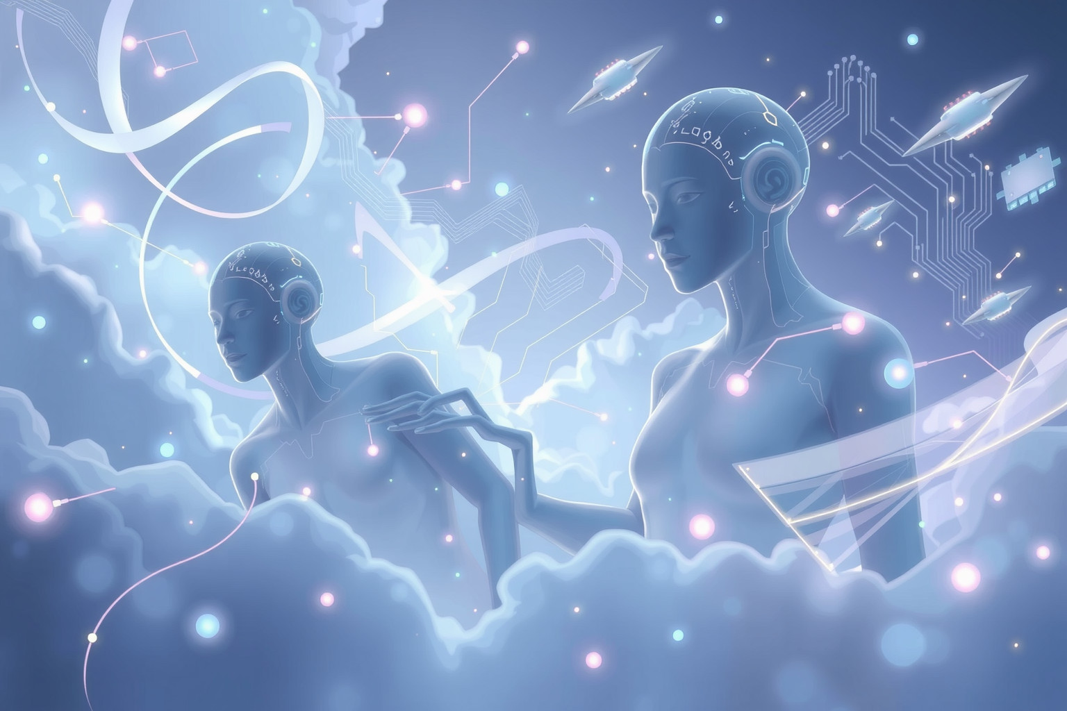 Sognare robot riflette paure e speranze verso l’intelligenza artificiale.