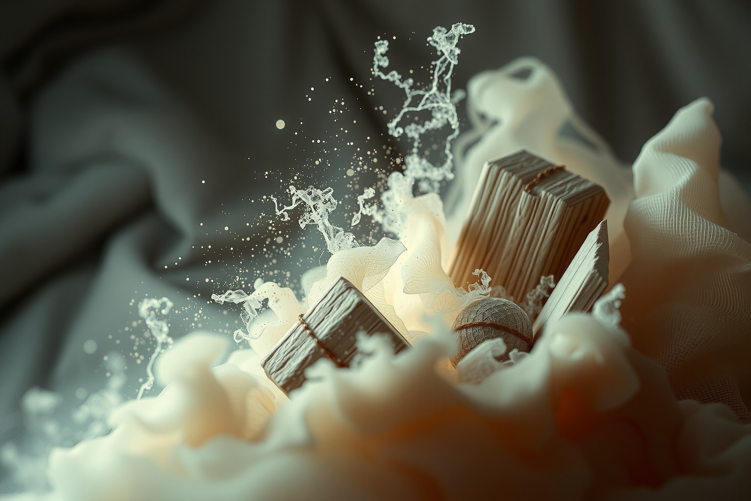 Sognare tarli riflette ansia per la perdita di beni materiali.