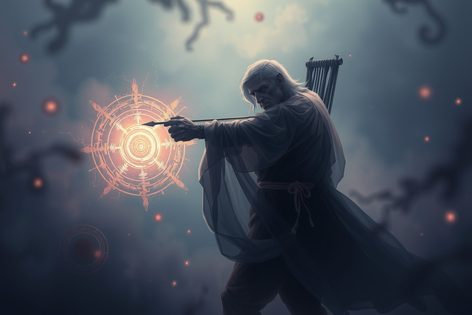 Sognare un arciere anziano simboleggia saggezza e precisione interiore.