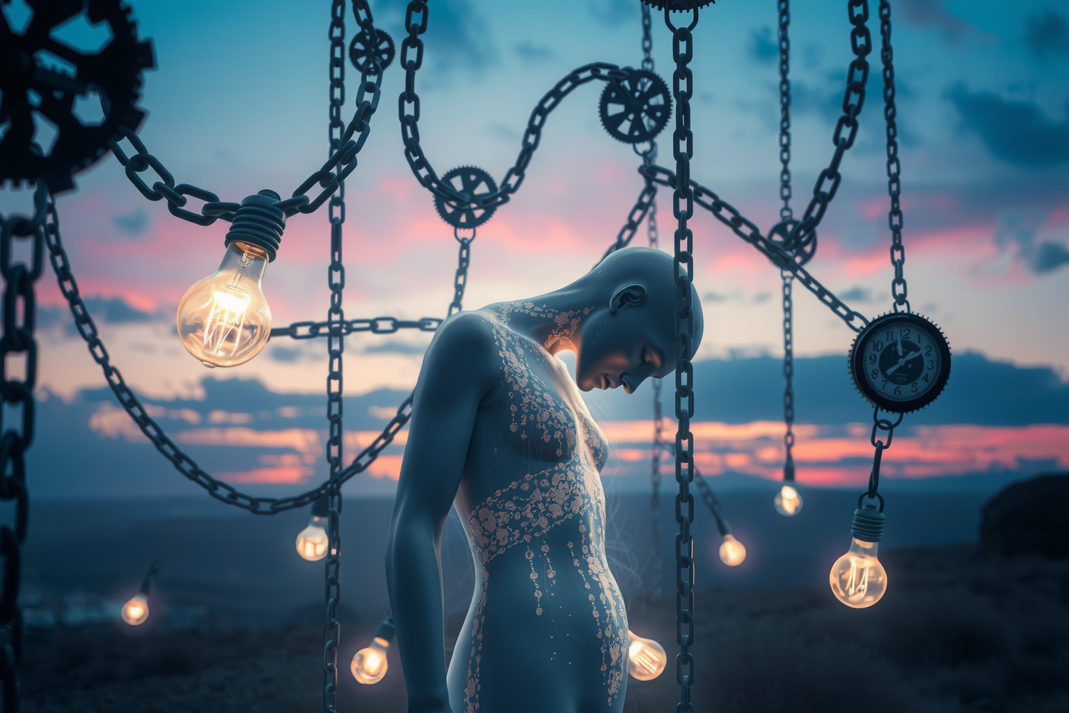 Sognare un assistente stressato riflette ansia da sovraccarico lavorativo.