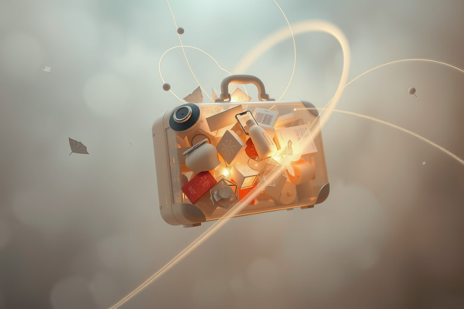 Sognare bagagli pieni riflette il peso emotivo del passato.