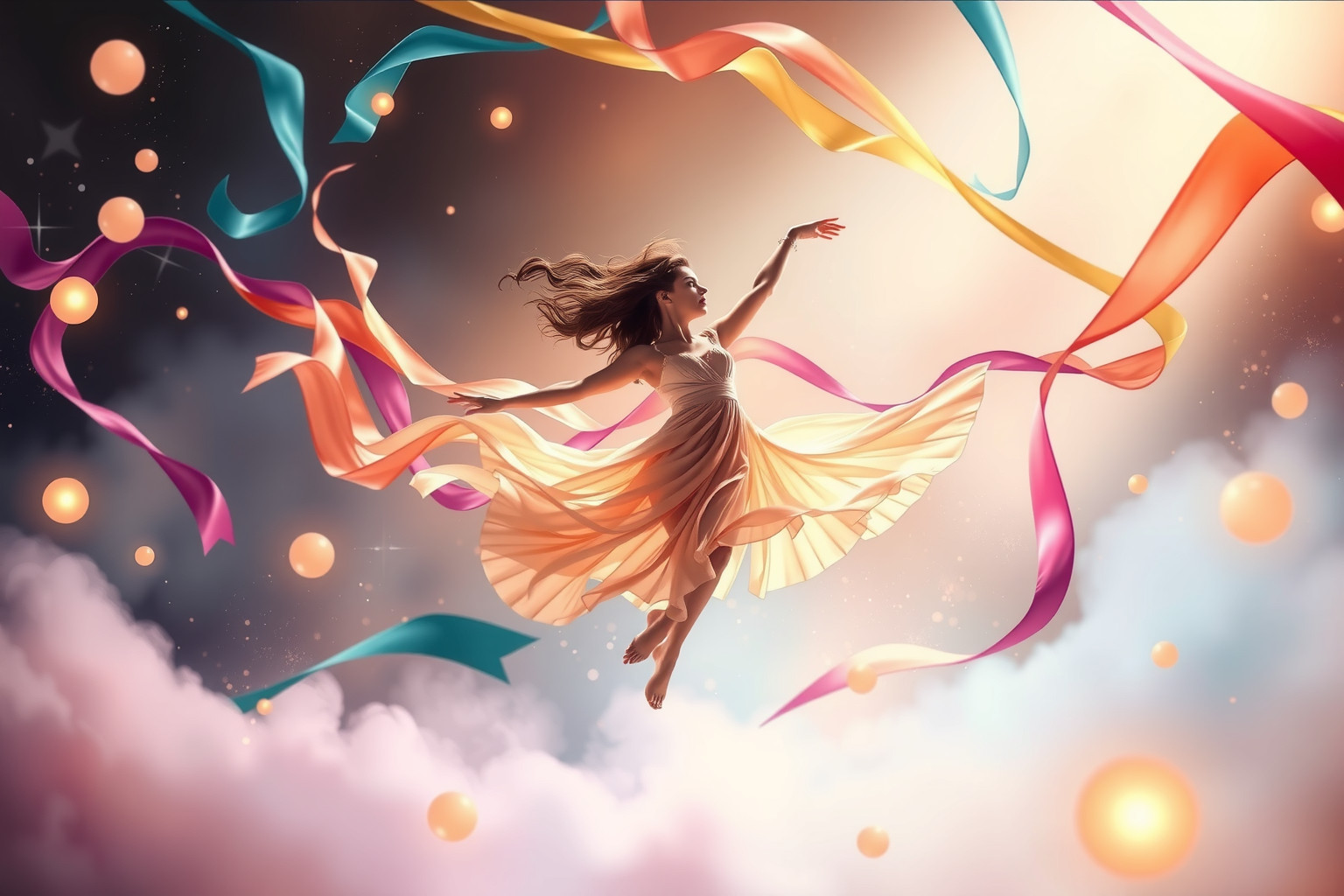 Sognare un ballo con enfasi simboleggia gioia e libertà espressiva.