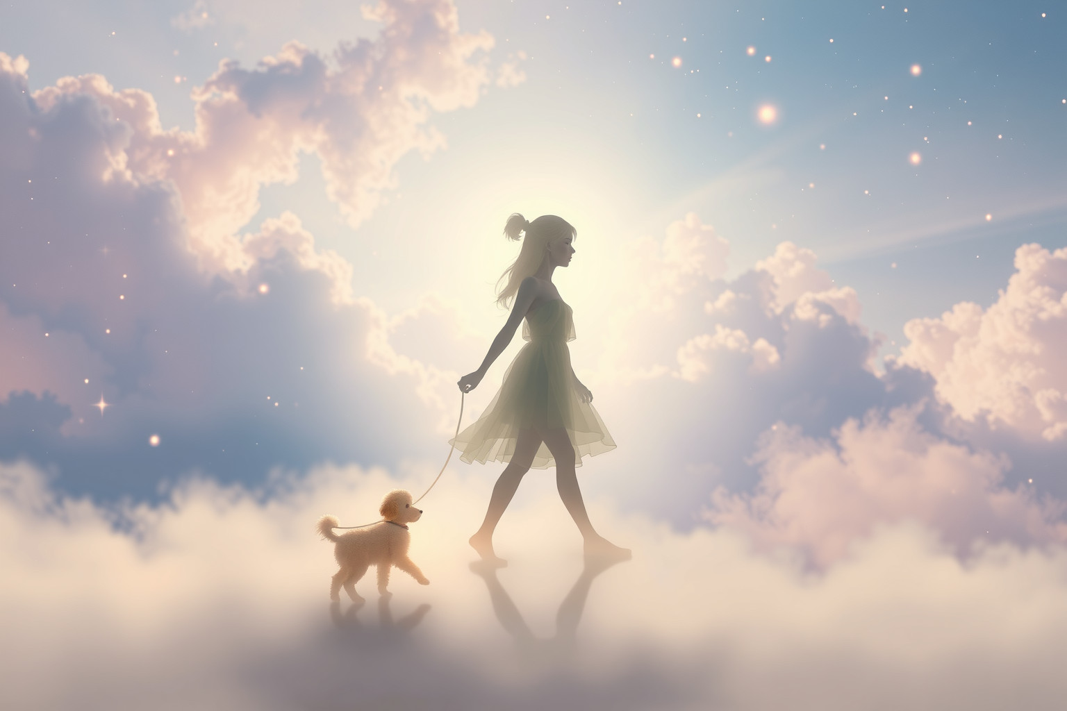 Sognare un barboncino che ti segue simboleggia fedeltà e protezione.