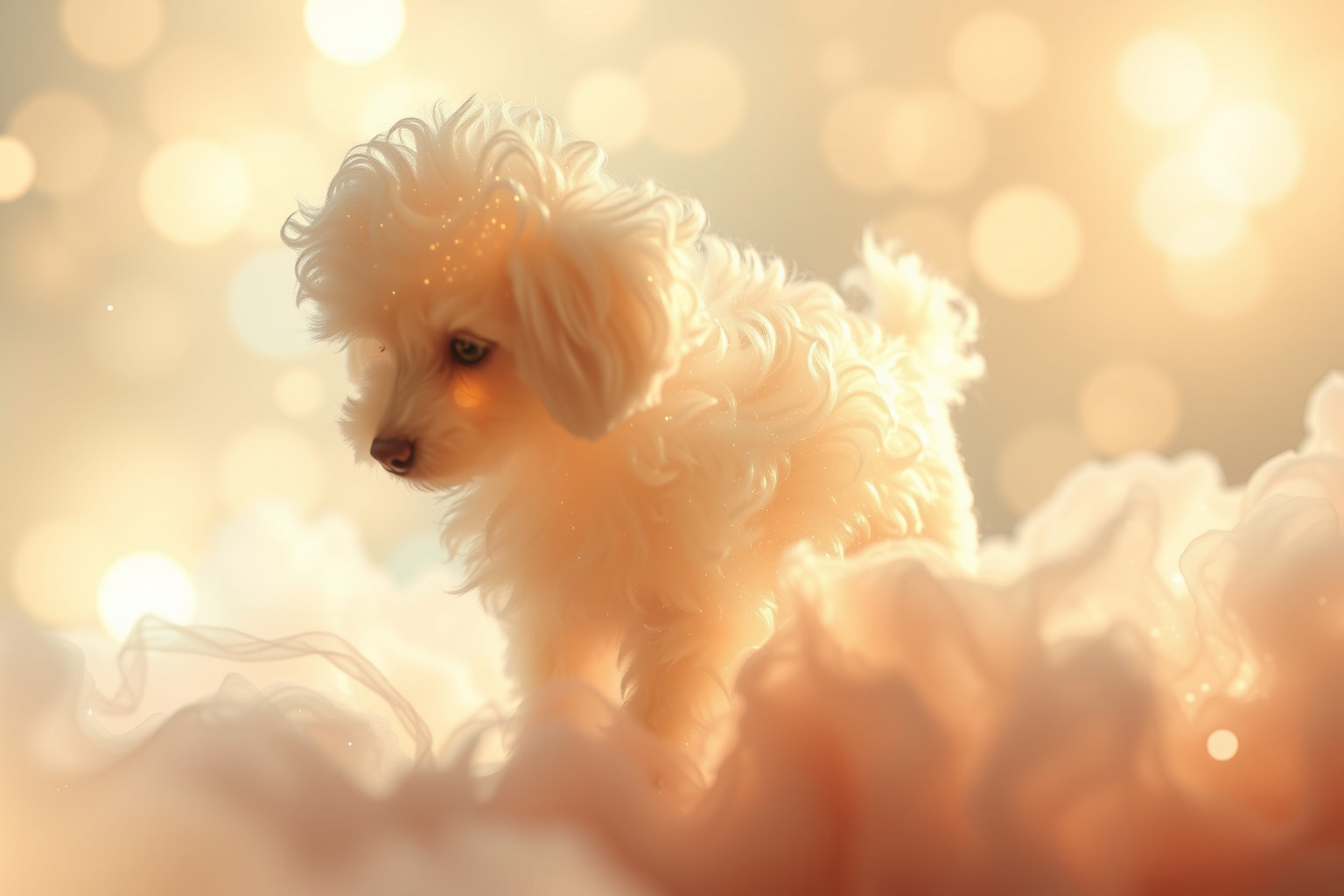 Sognare un barboncino cucciolo simboleggia gioia e nuovi inizi.