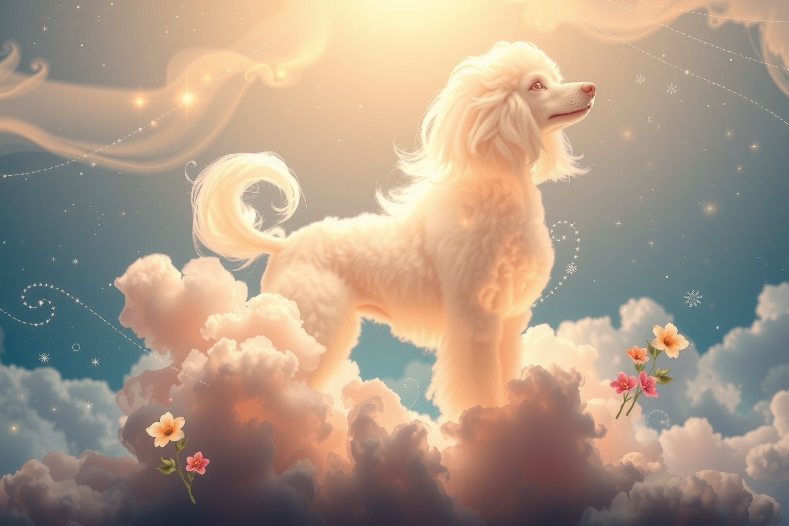 Sognare un barboncino elegante riflette cura e raffinatezza interiori.