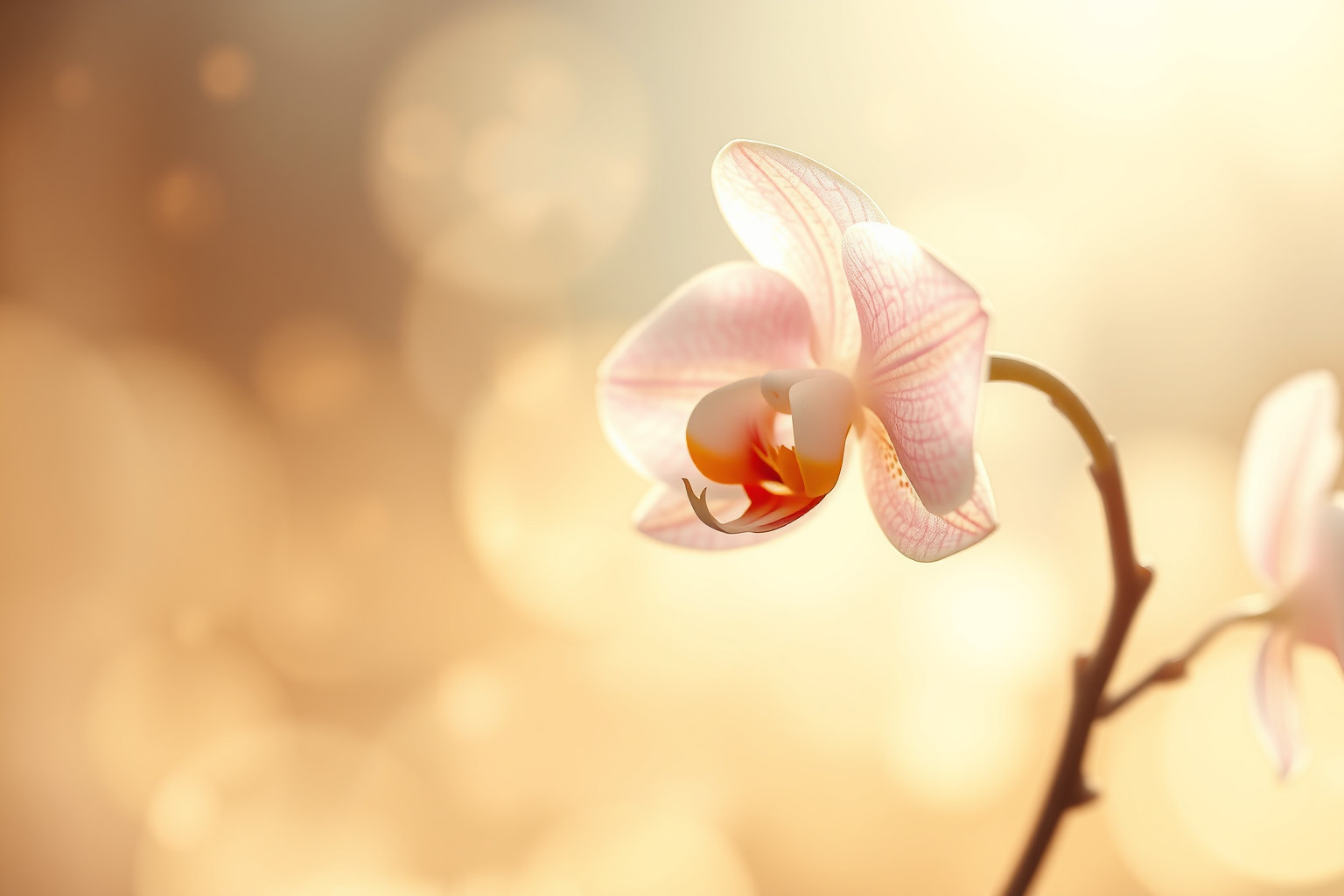 Sognare un bocciolo di orchidea simboleggia eleganza e desiderio nascosto.