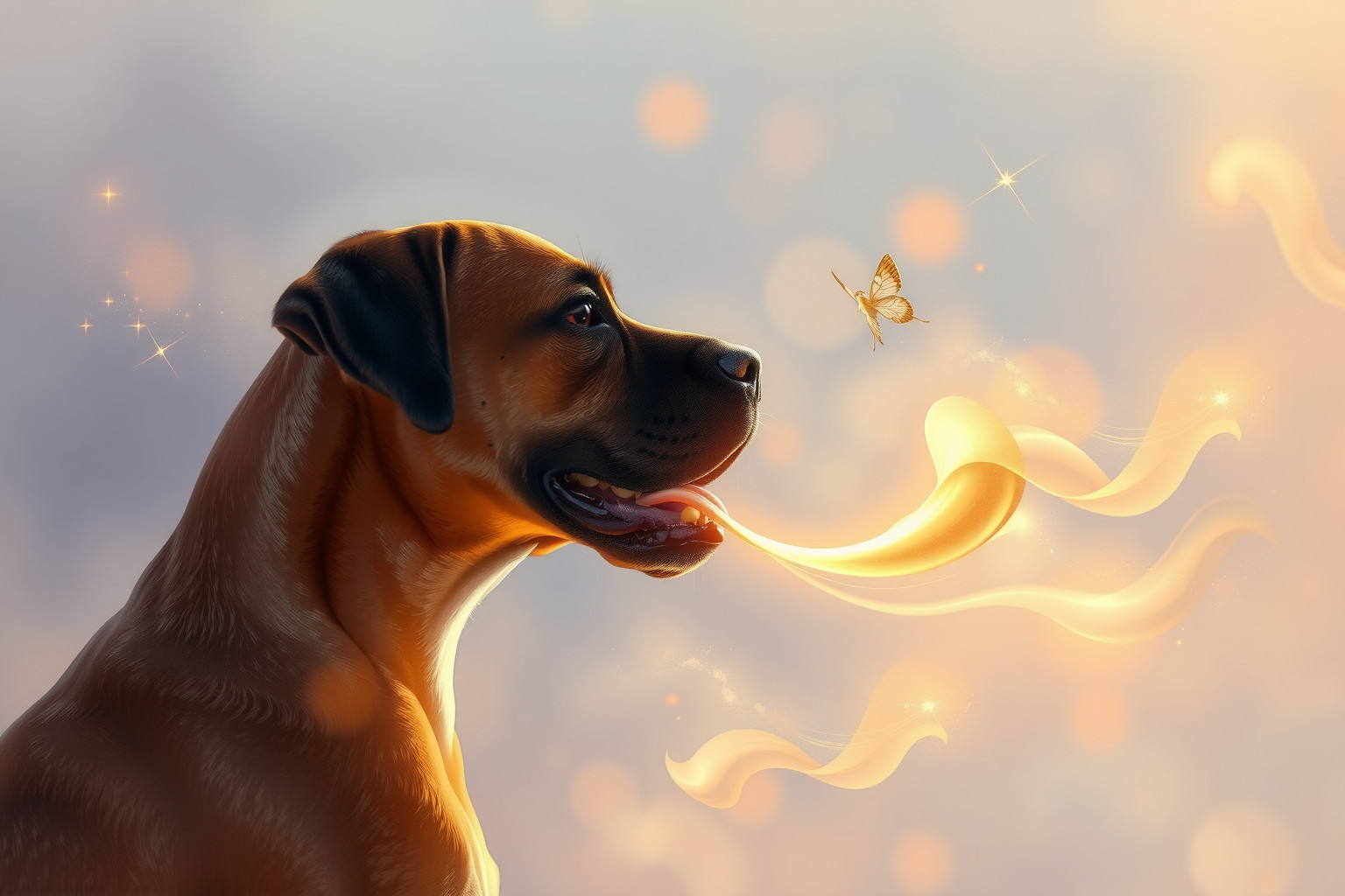 Sognare un boxer che ti lecca simboleggia amore e guarigione emotiva.