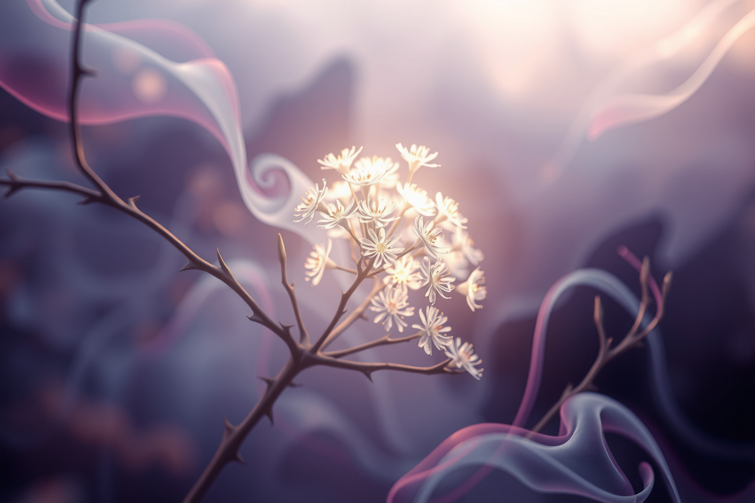 Sognare un cespuglio di spine fiorito simboleggia speranza e rinascita.