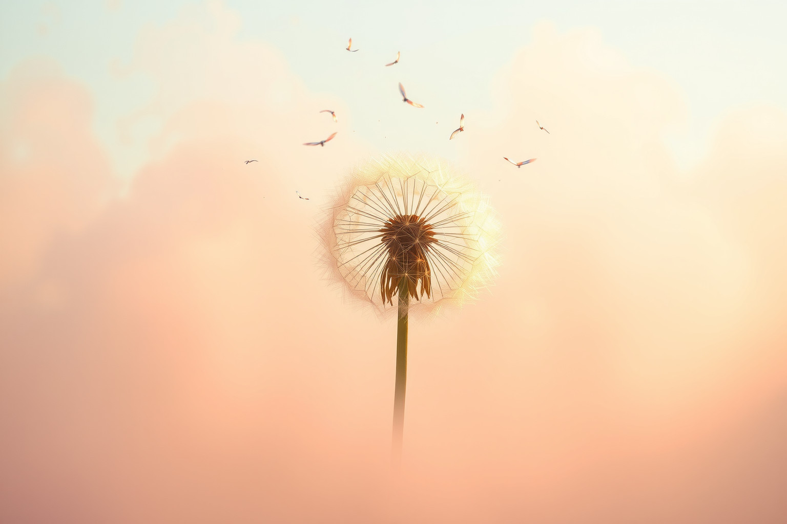 Sognare un dente di leone gigante simboleggia desideri e speranze enormi.