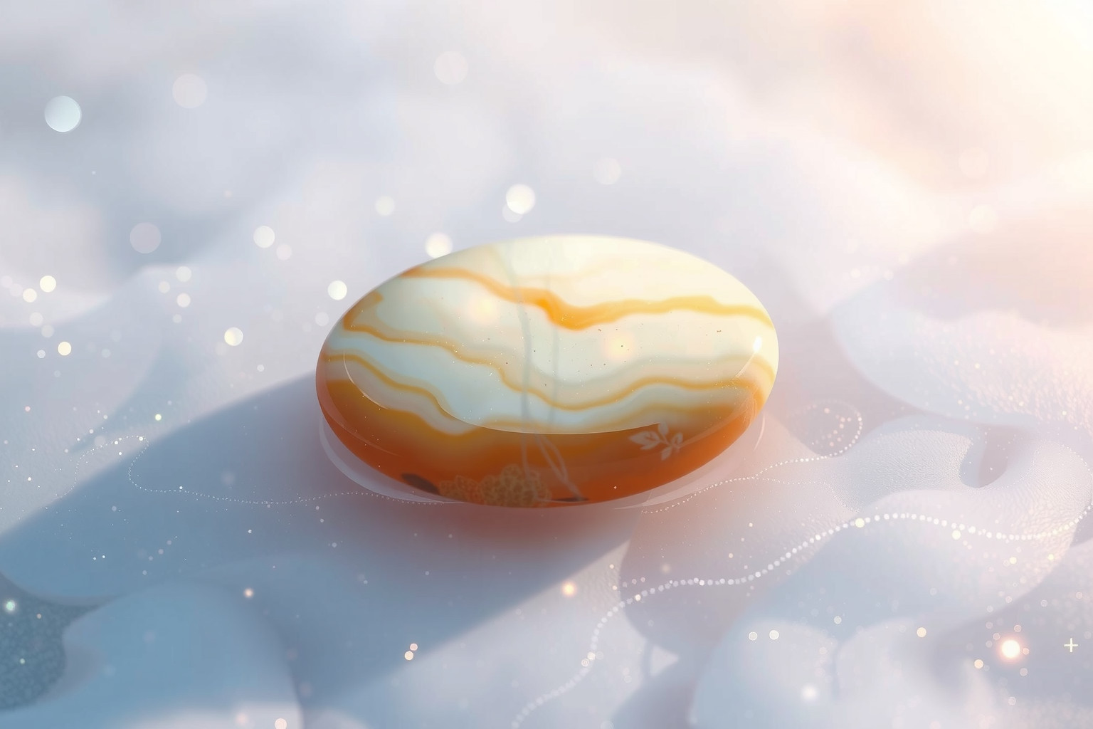 Sognare un diaspro perfetto simboleggia equilibrio e forza interiore.