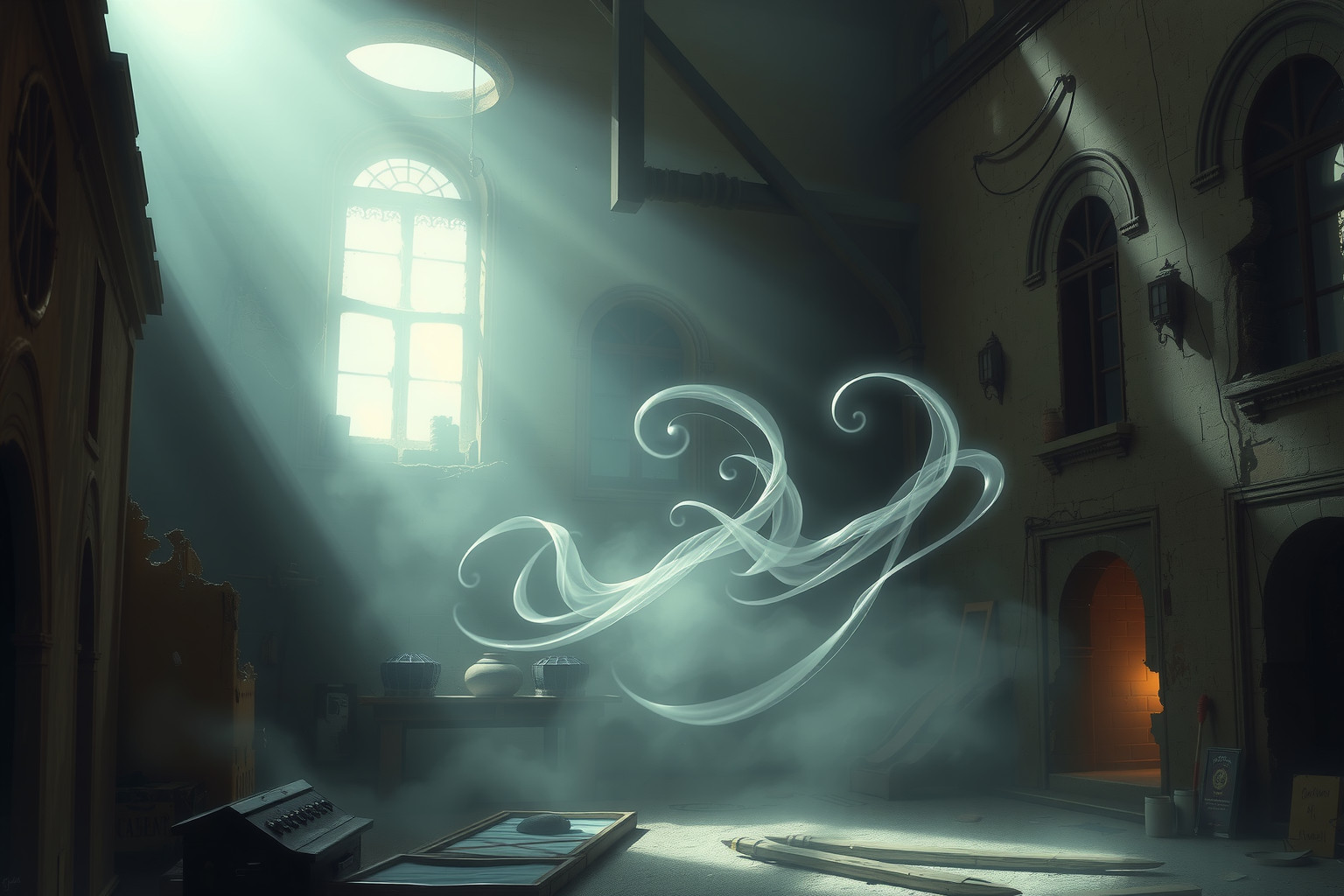 Sognare un edificio infestato riflette paure nascoste e conflitti interiori.