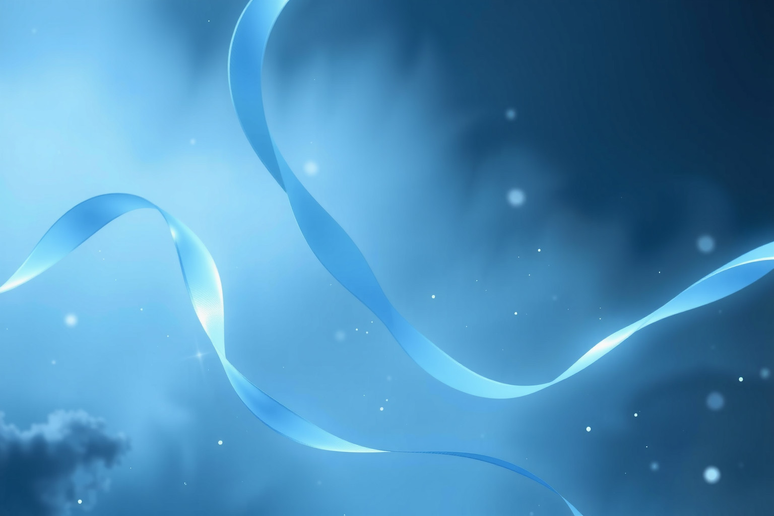 Sognare un fiocco blu simboleggia calma e serenità interiore.