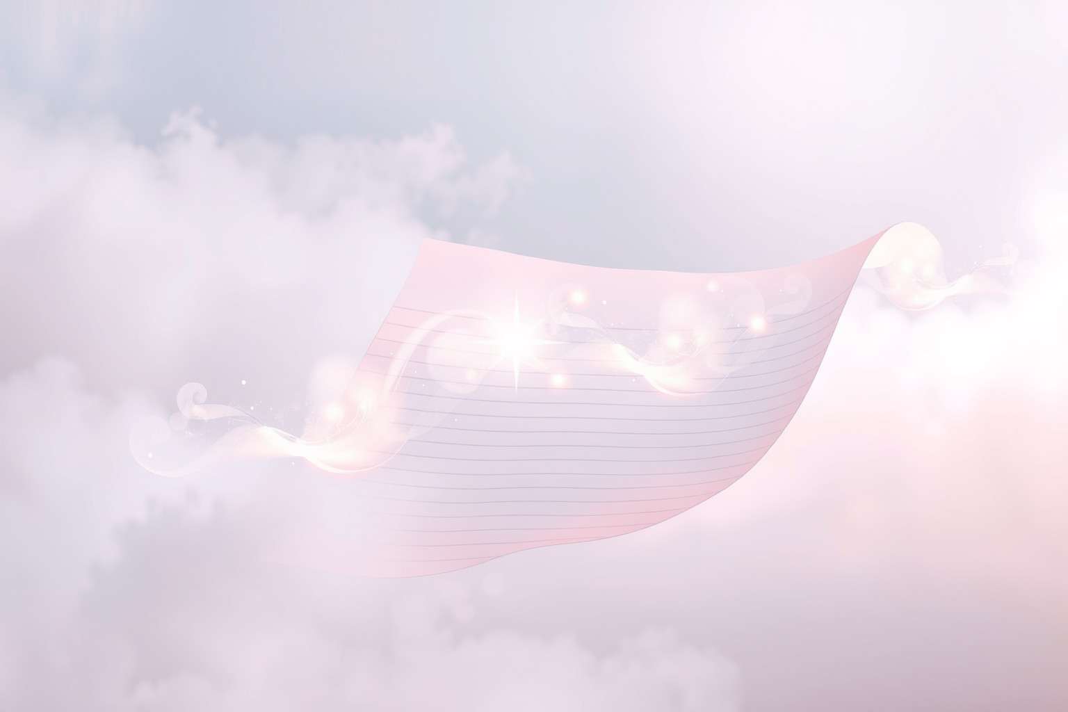 Sognare un foglio rigato bianco simboleggia nuovi inizi creativi.