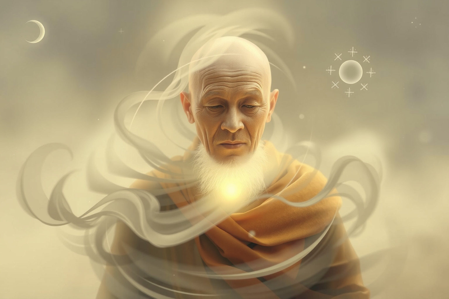 Sognare un frate laico anziano rappresenta saggezza e guida spirituale imminente.