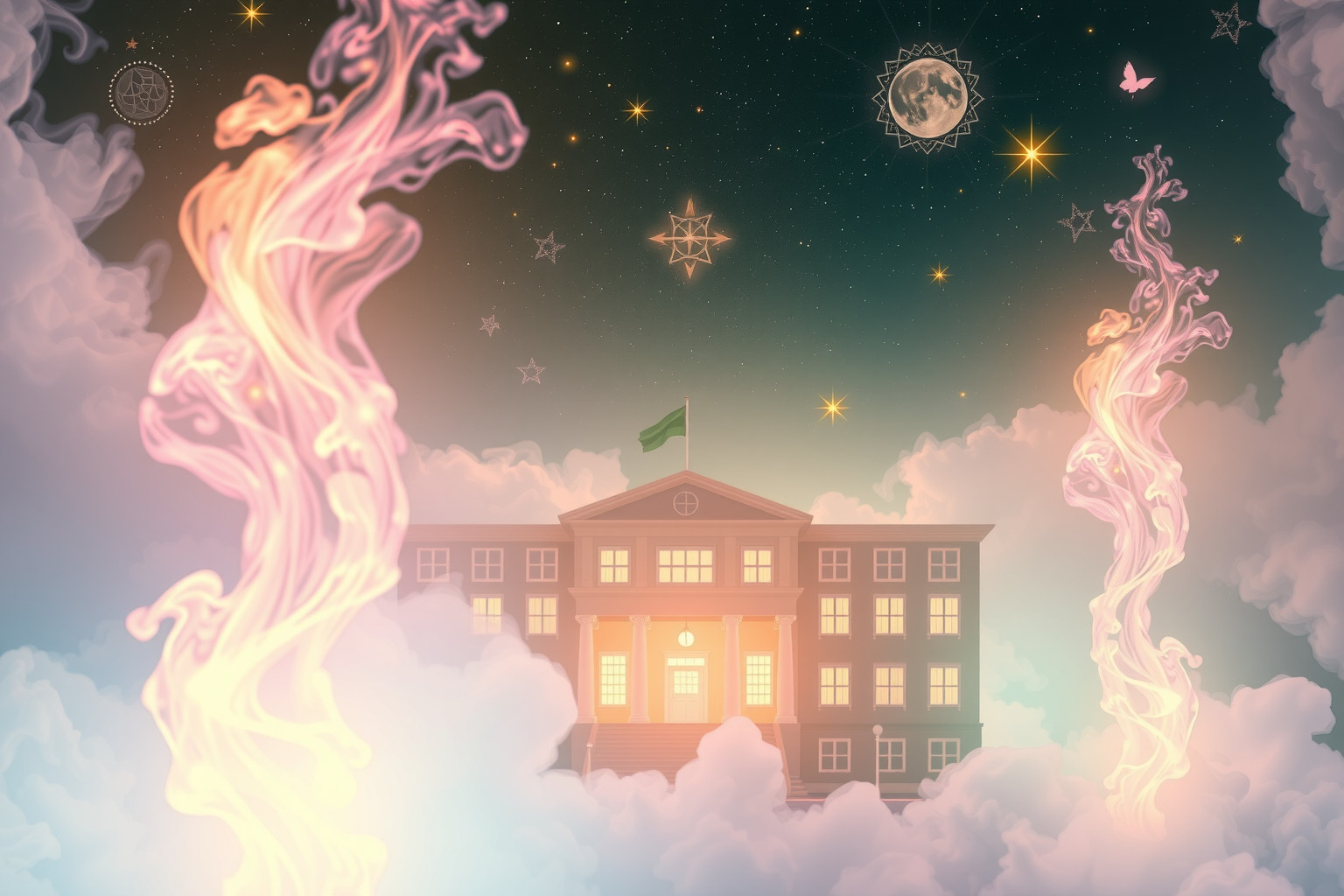 Sognare incendio in scuola simboleggia conflitti interiori e cambiamenti.