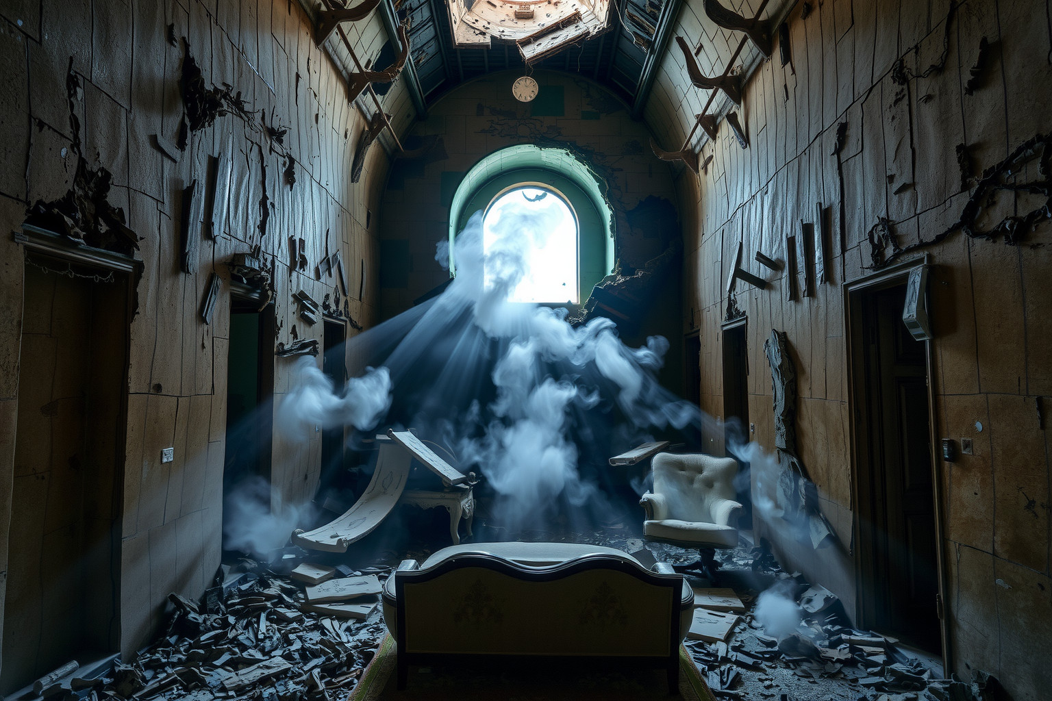 Sognare un locale abbandonato simboleggia opportunità perdute e cambiamenti.