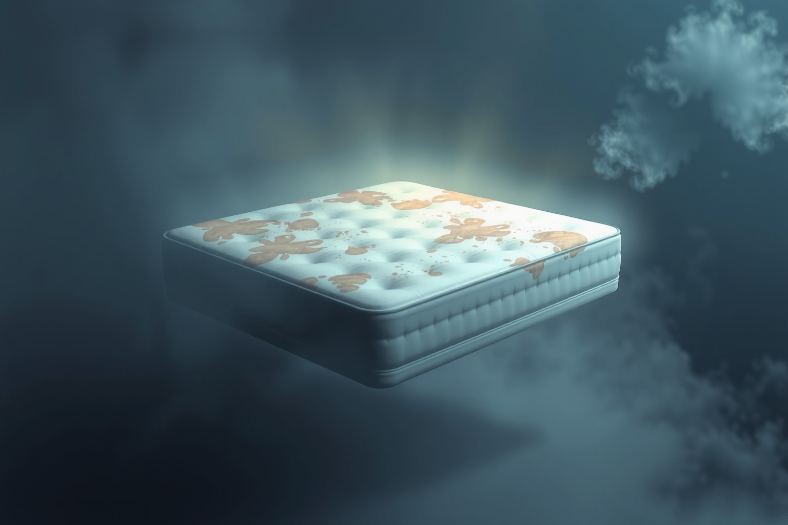 Sognare materasso sporco indica ansie nascoste o problemi emotivi.