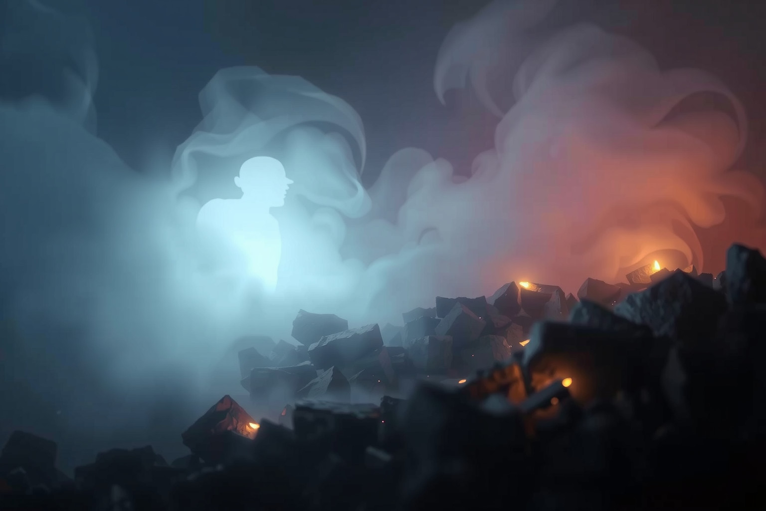 Sognare un minatore morto simboleggia fine di vecchie paure interiori.