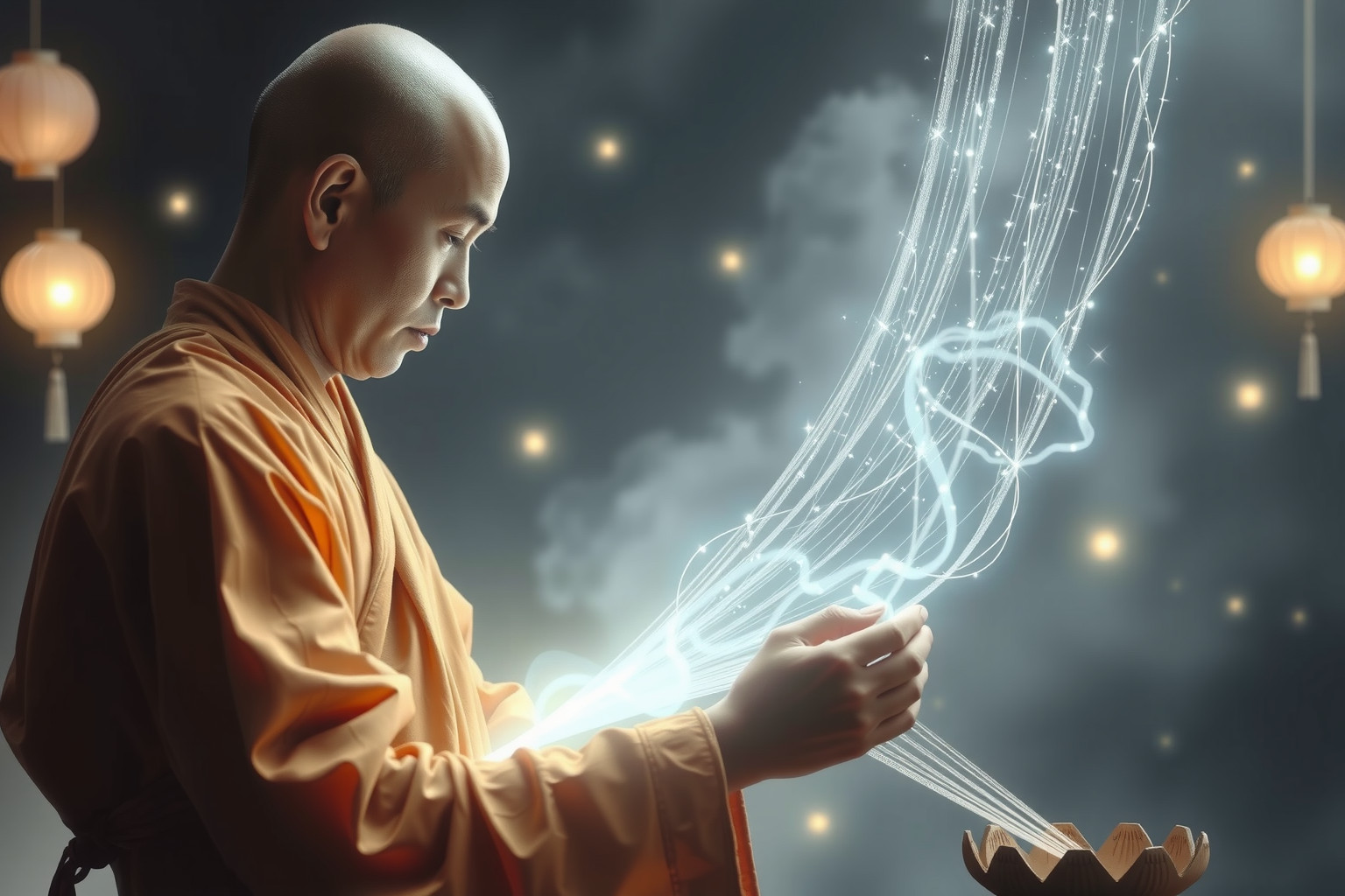 Sognare un monaco che lavora simboleggia impegno spirituale profondo.