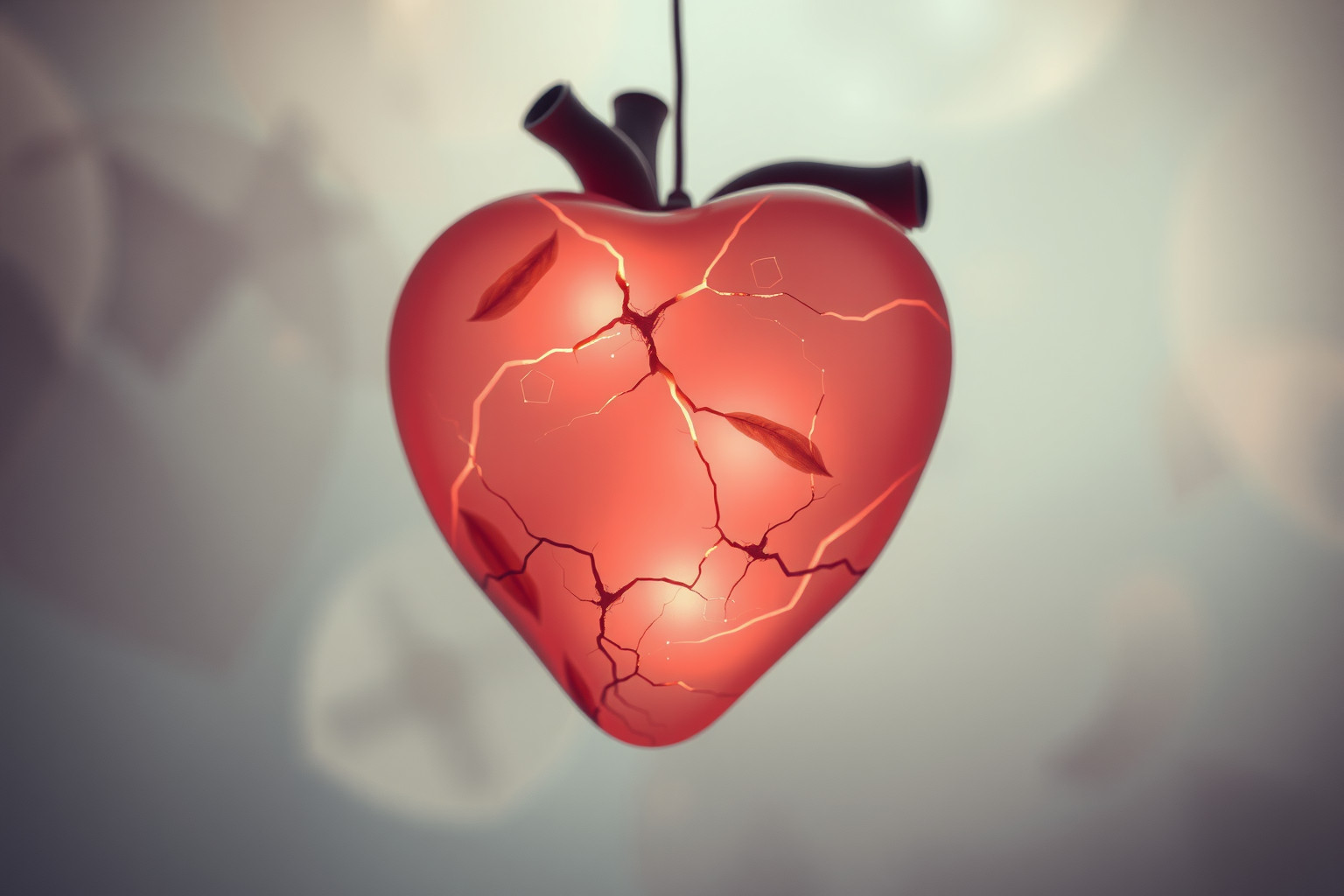 Sognare un morso al cuore simboleggia ferite emotive profonde.