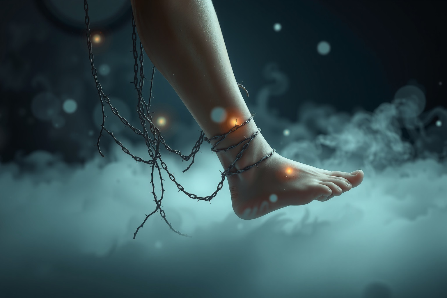 Sognare un morso sulla gamba indica ostacoli nella tua crescita personale.