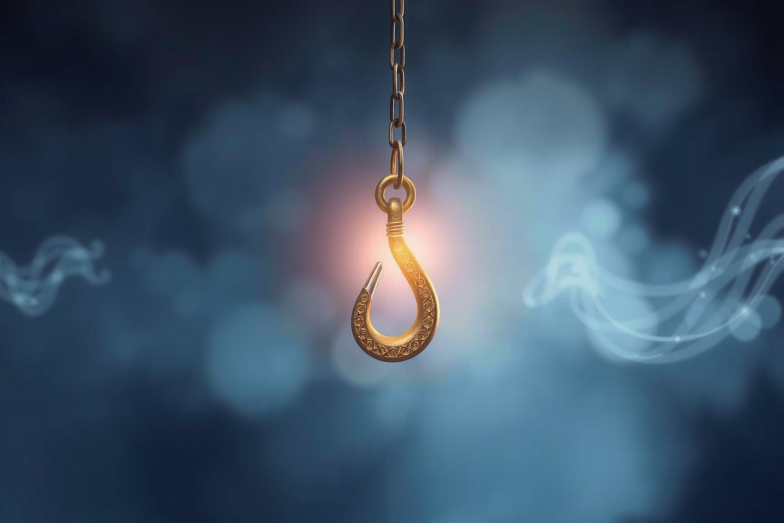 Sognare un rampino d’oro simboleggia fortuna e successo imminente.